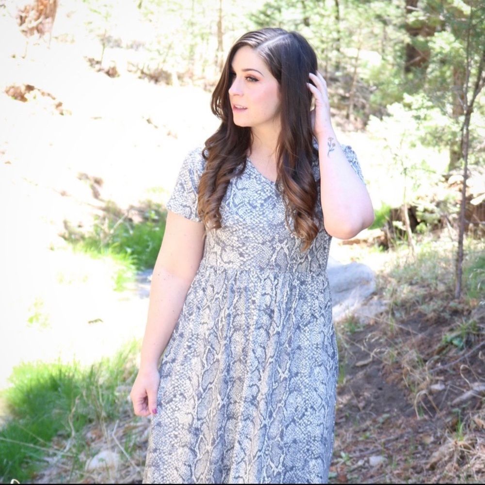 Pretty in Python Dress